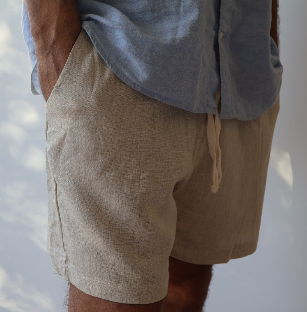 SHORT LINO BEIGE